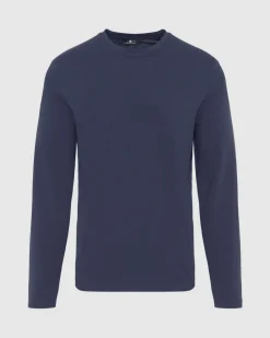 Luxe Performance Long Sleeve Tee in Nutshell