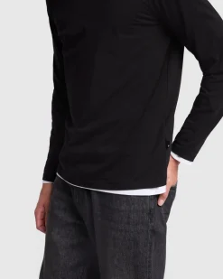 Luxe Performance Long Sleeve Tee in Nutshell