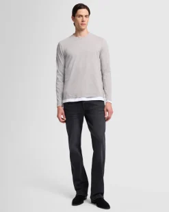 Luxe Performance Long Sleeve Tee in Nutshell