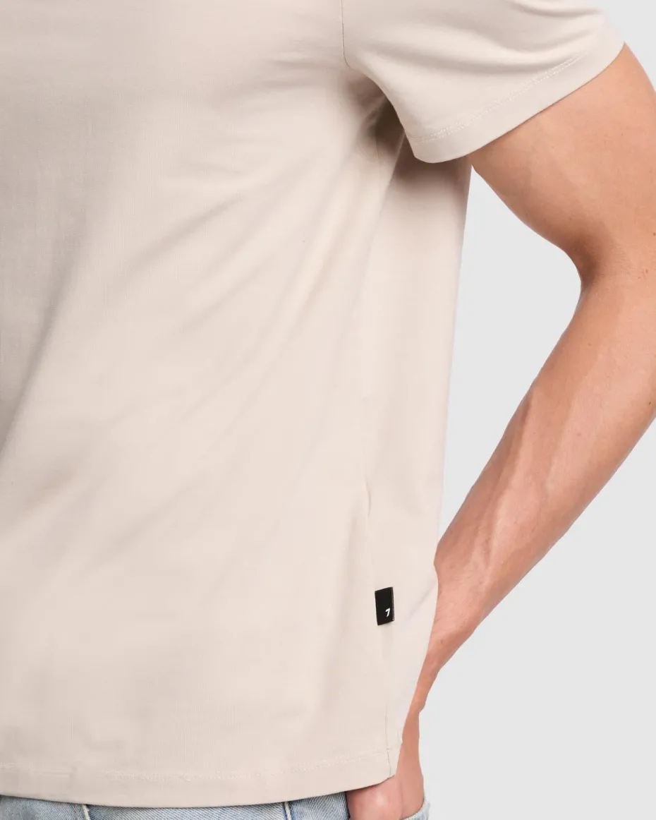 Luxe Performance Tee in Nutshell