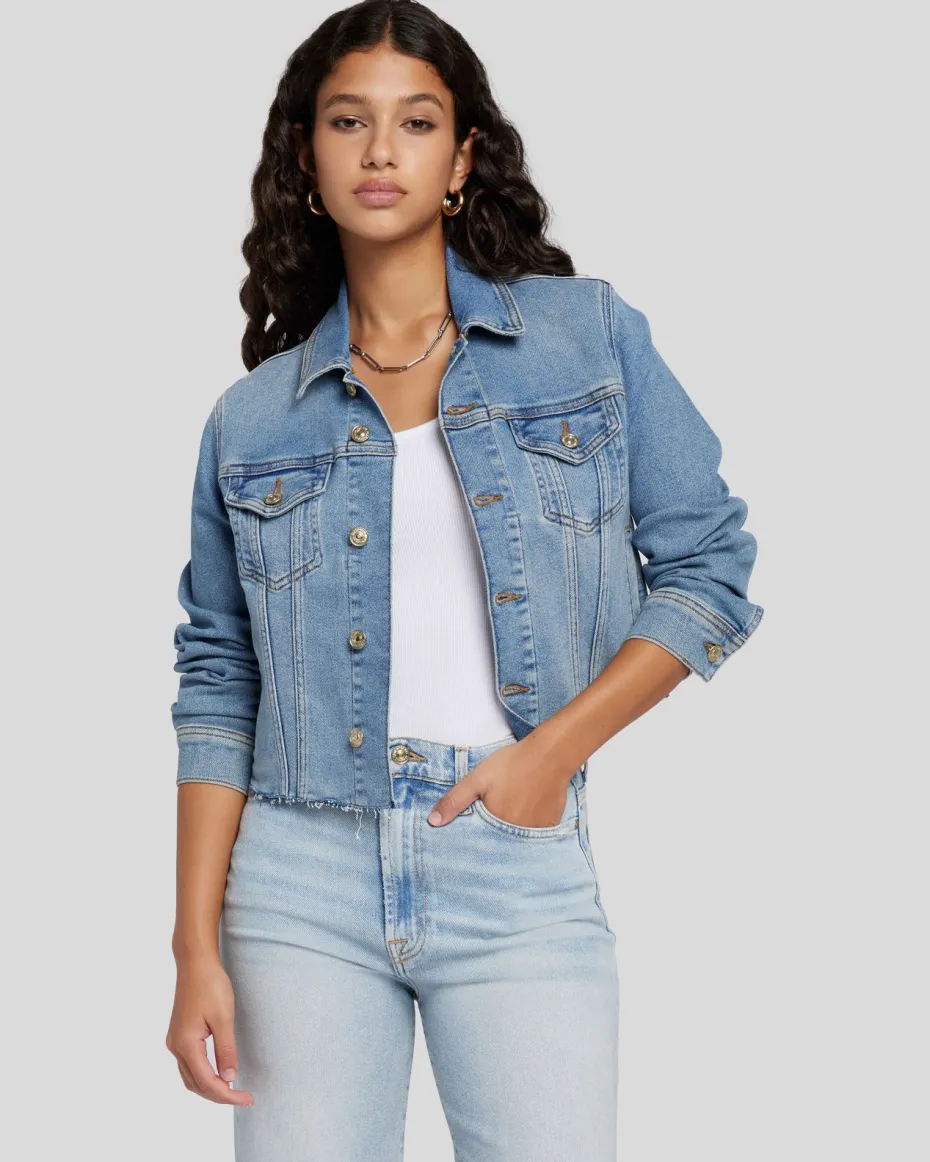Luxe Vintage Classic Trucker in Love Soul