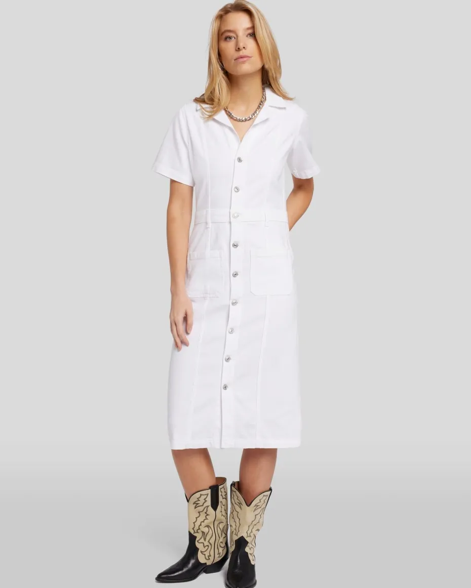 Luxe Vintage Patch Pocket Dress in Love Again