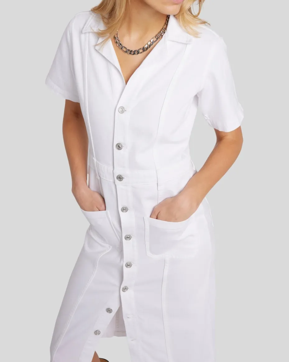 Luxe Vintage Patch Pocket Dress in Love Again