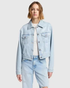 MANKIND Nellie Trucker Jacket in Sunshine