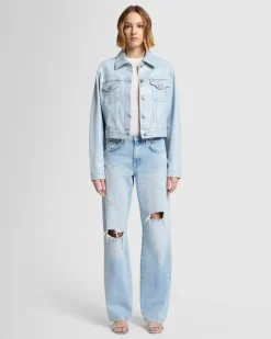 MANKIND Nellie Trucker Jacket in Sunshine
