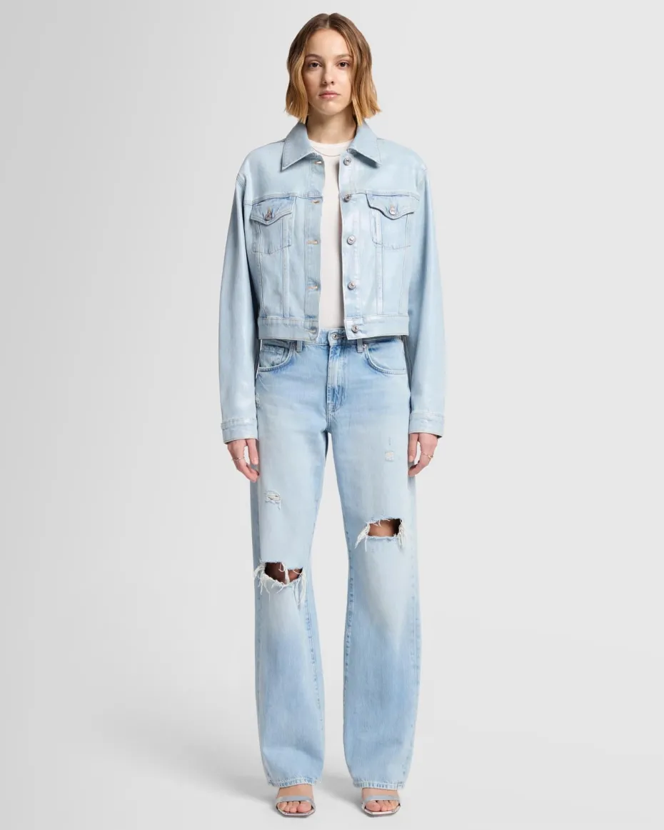 MANKIND Nellie Trucker Jacket in Sunshine