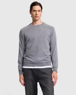Merino Crewneck in Black