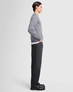 Merino Crewneck in Black