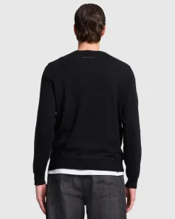 Merino Crewneck in Black