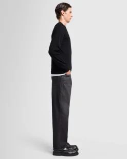 Merino Crewneck in Black