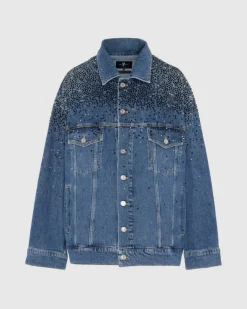 Oli Crystal Oversized Trucker Jacket in Candy