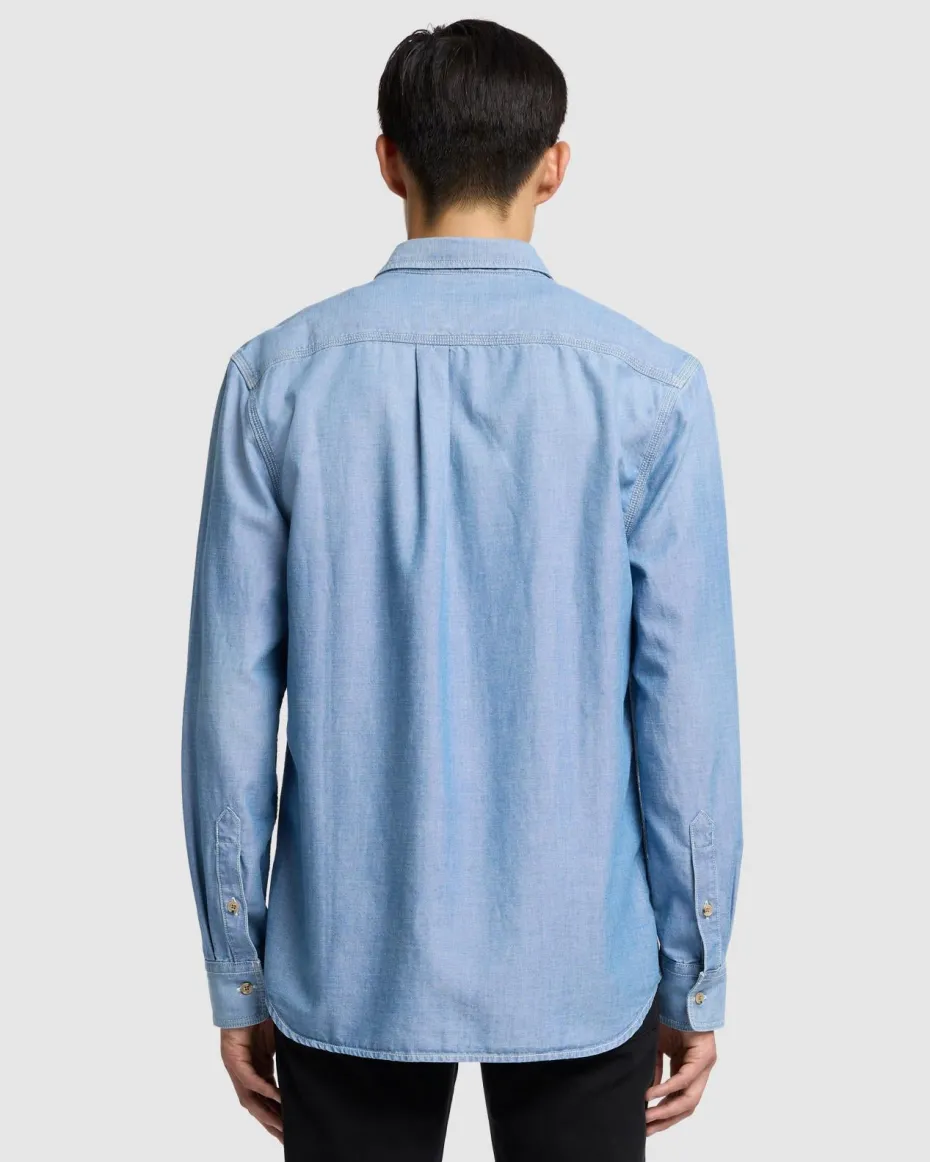 Oxford Button Down Shirt in Light Blue