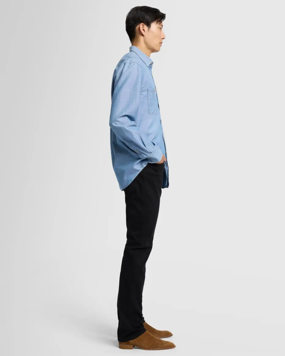 Oxford Button Down Shirt in Light Blue