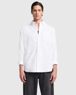 Oxford Button Down Shirt in White