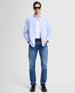 Oxford Button Down Shirt in White