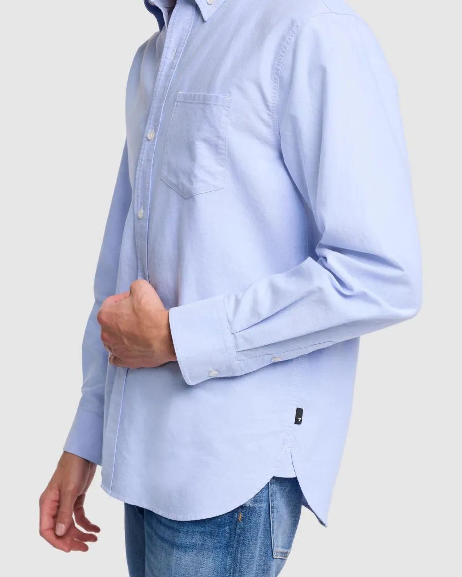 Oxford Button Down Shirt in White