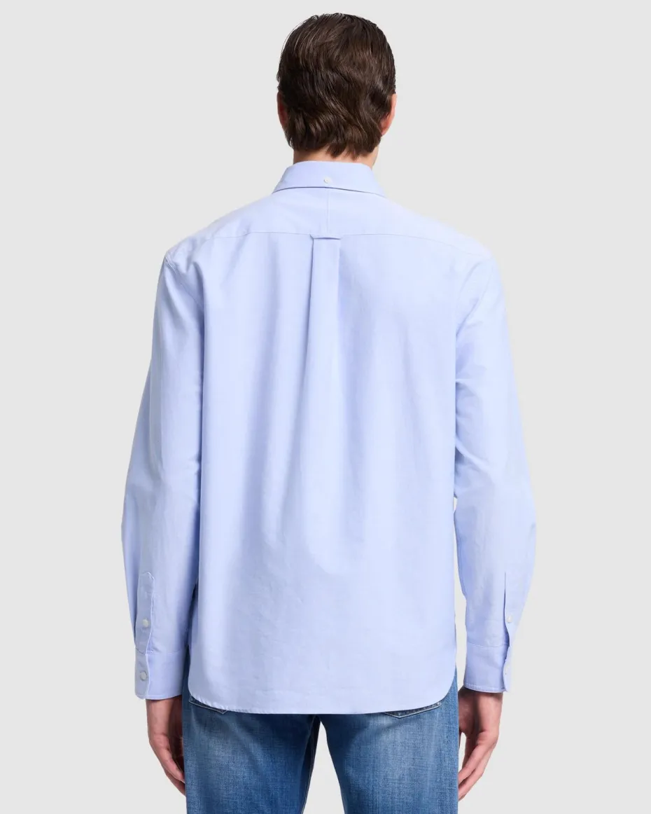 Oxford Button Down Shirt in White
