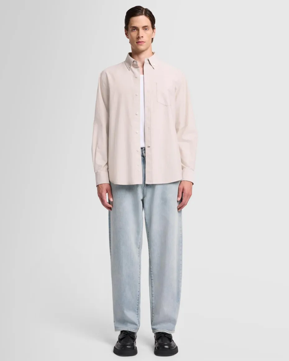 Oxford Button Down Shirt in White