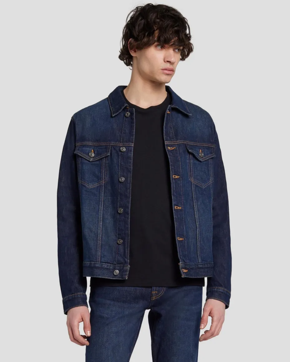 Perfect Trucker Jacket in Bonus Point