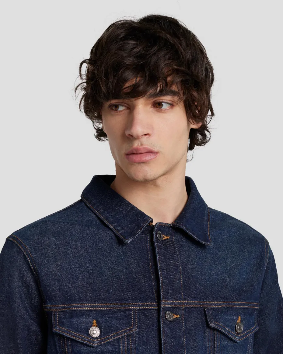 Perfect Trucker Jacket in Bonus Point
