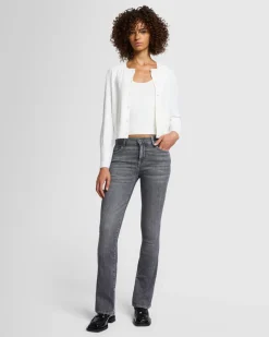 Ribbed Cardigan in Inkwell
