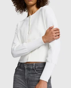 Ribbed Cardigan in Inkwell