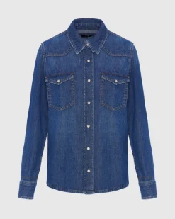 Rodeo Button Up Shirt in Fly Away