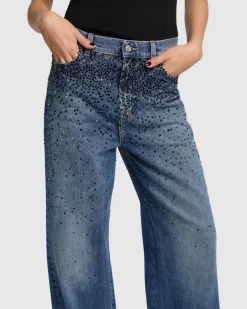 Scout Embellished Oversized Straight in Candy