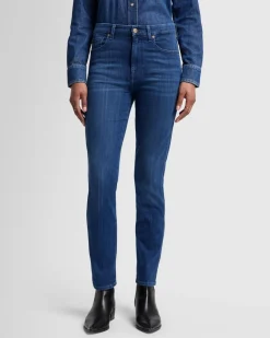 Slim Illusion High Rise Kimmie Straight in Neptune