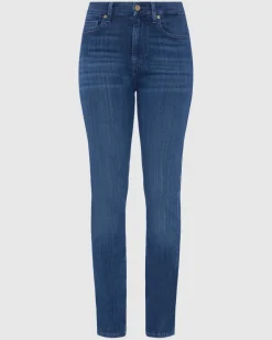 Slim Illusion High Rise Kimmie Straight in Neptune