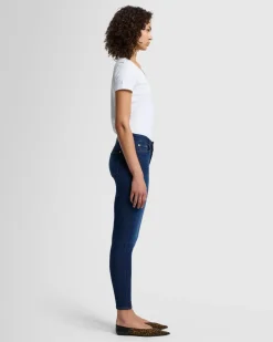 Slim Illusion High Waist Ankle Skinny in Tried and True