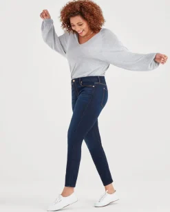 Slim Illusion High Waist Ankle Skinny in Tried and True