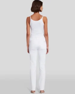 Slim Illusion Kimmie Straight in Luxe White
