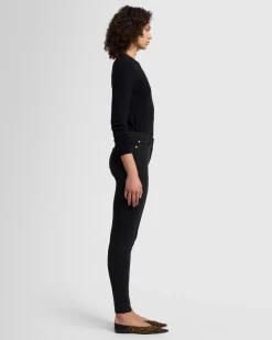 Slim Illusion Luxe High Waist Skinny in Black