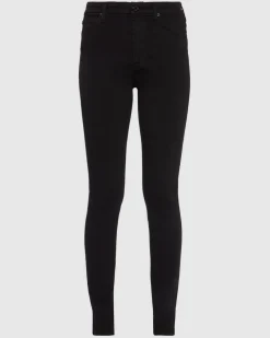 Slim Illusion Luxe High Waist Skinny in Black