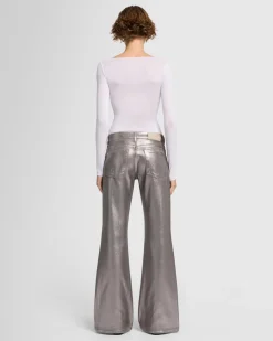 Spencer in Coated Champagne