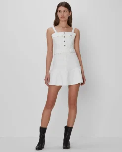 Surplus Flounce Dress In White