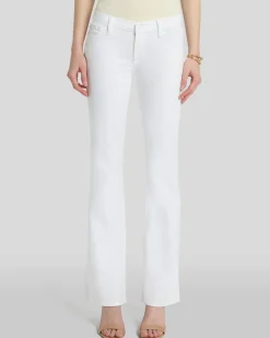 Tailorless Broken Twill Original Bootcut in White
