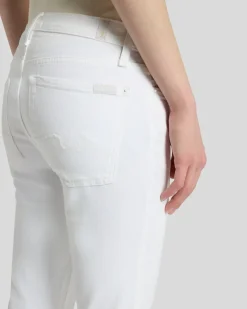 Tailorless Broken Twill Original Bootcut in White