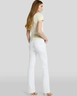 Tailorless Broken Twill Original Bootcut in White