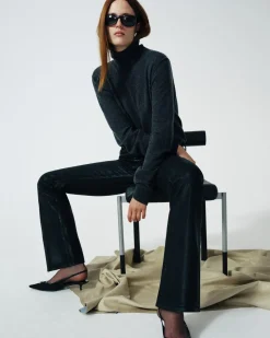 Tailorless Coated Bootcut in Black