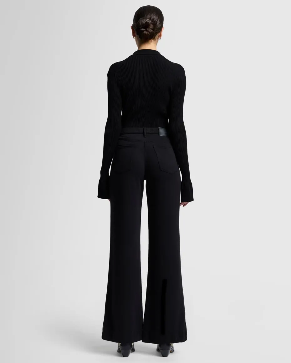 Tailorless Denim Lustre Modern Dojo in Raven
