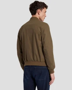 Tech Bomber Jacket in Army