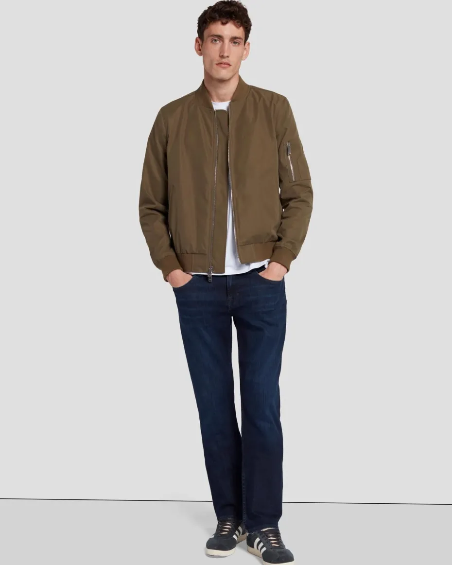 Tech Bomber Jacket in Army