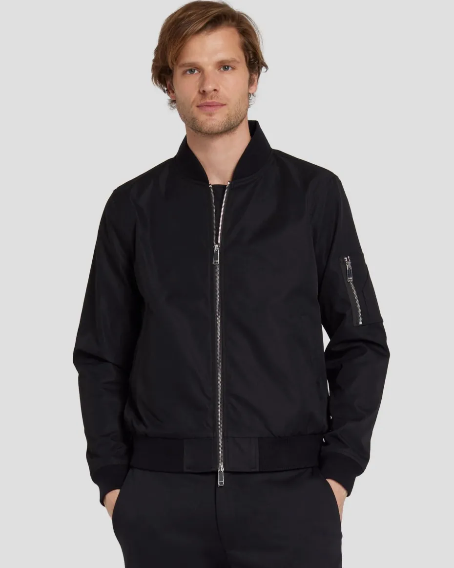 Tech Bomber Jacket in Army