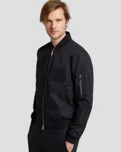 Tech Bomber Jacket in Army