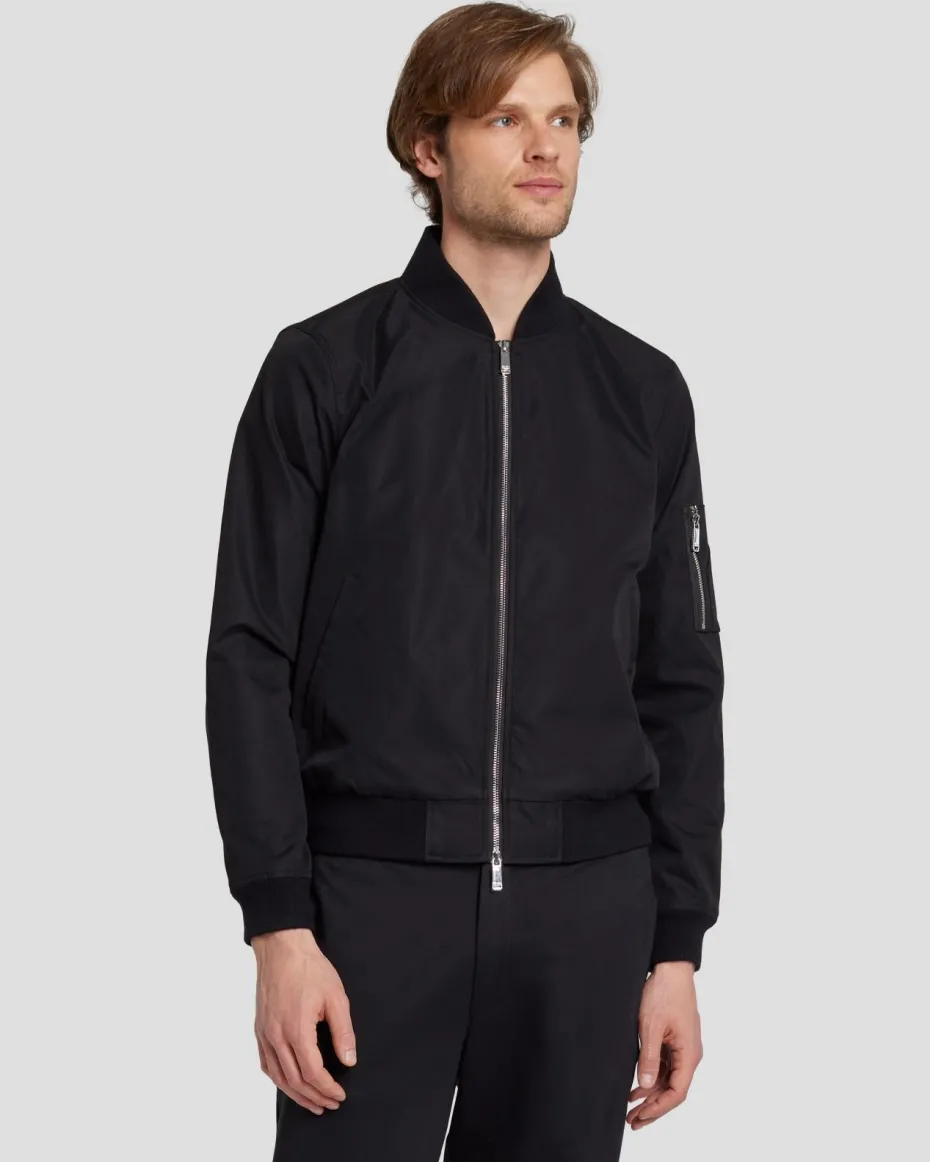Tech Bomber Jacket in Army