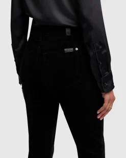 Velvet High Waist Ali in Eggshell