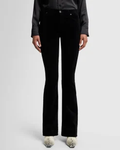 Velvet High Waist Ali in Eggshell
