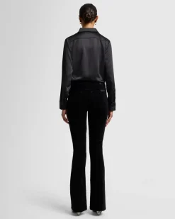 Velvet High Waist Ali in Eggshell
